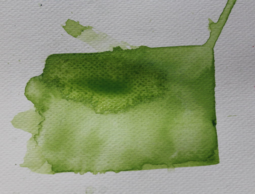 zielony papier